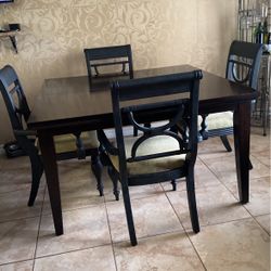 Table And Four Chairs 