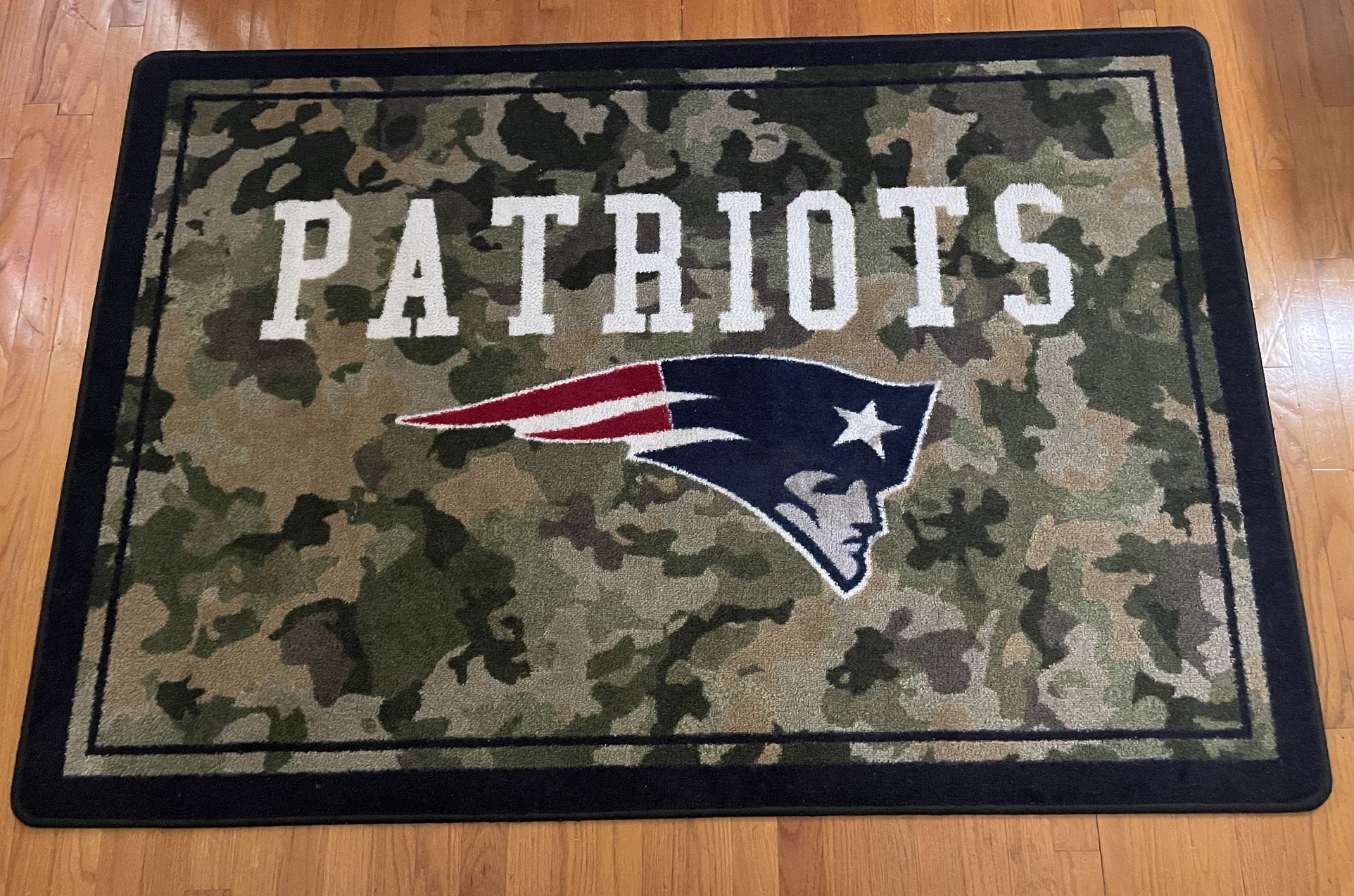 New England Patriots Camo Rug.