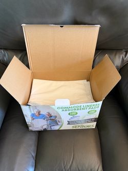 61 quantity Commode Liners with Absorbent Pad
