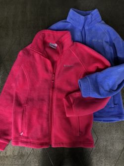 Columbia girls fleece sweaters medium 10-12