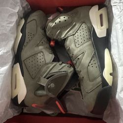 Jordan 6 Retro x Travis Scott Olive Black  High 