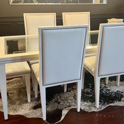 ZGallerie Dining Table w/6chairs 