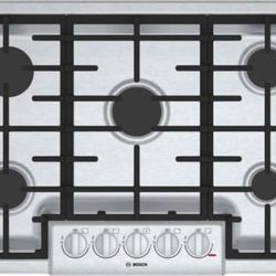 Bosch 800 Series 30" Stainless Steel Gas Cooktop New