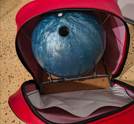 Blue 8lb. Power King Bowling Ball - Excellent Shape