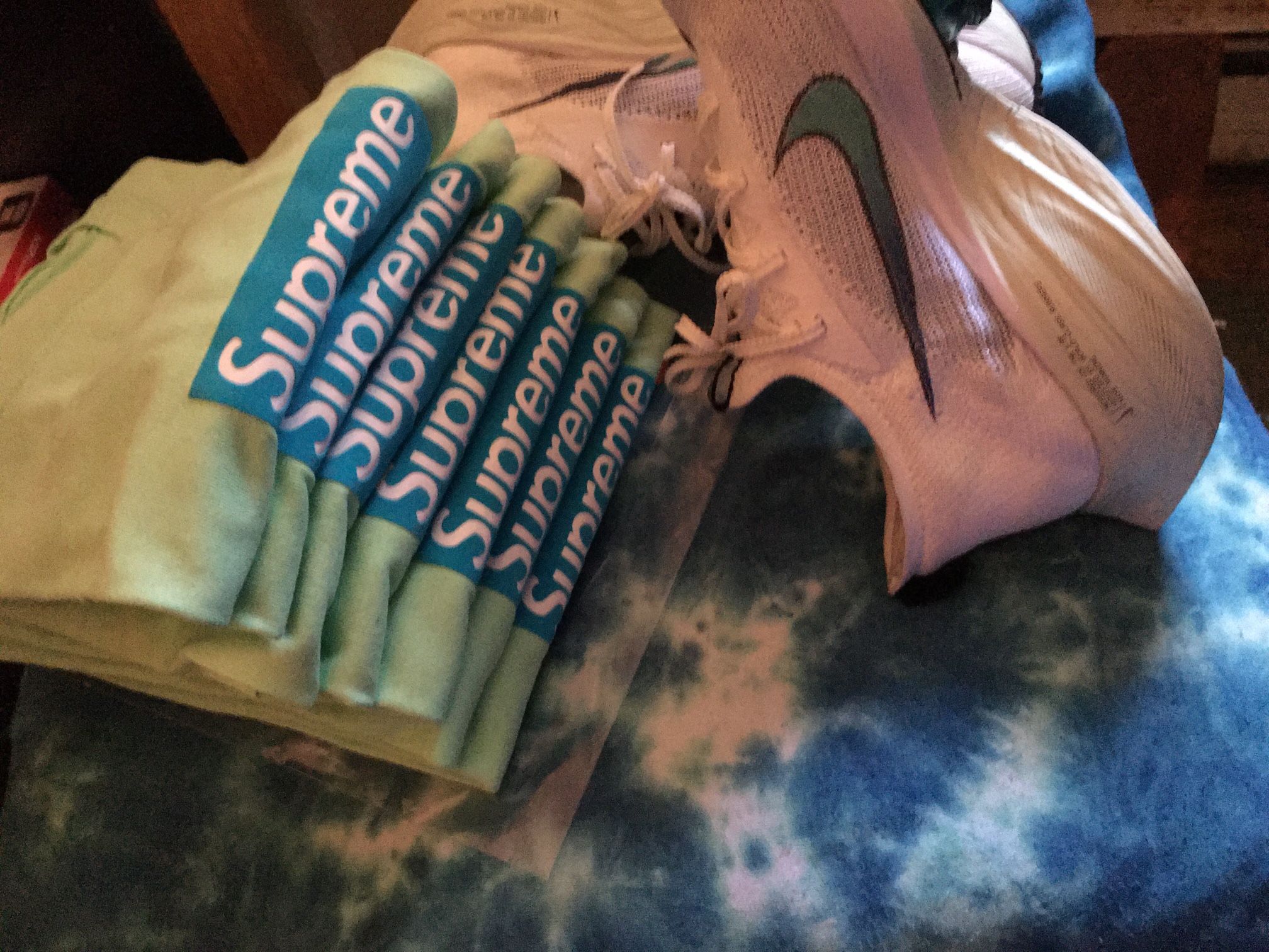 Mint Green Supreme Box Logo Tee