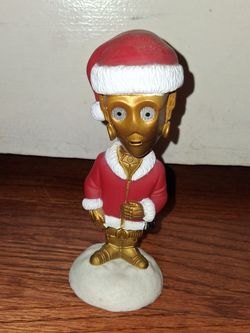 Funko Star Wars C3P0 Santa Claus Christmas Character Bobble Head Figure