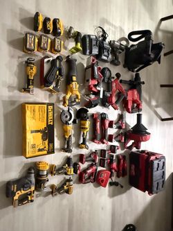 Tools Milwaukee, dewalt , Ryobi, Bauer