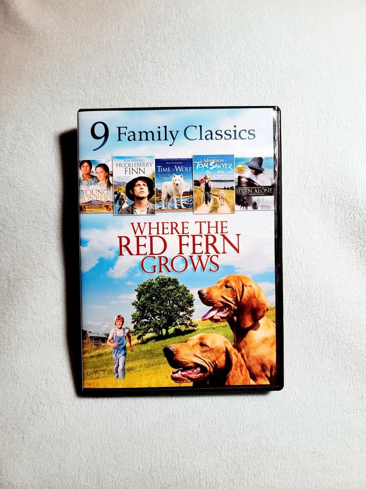 9 Family Classics DVD (2014) Where The Red Fern Grows