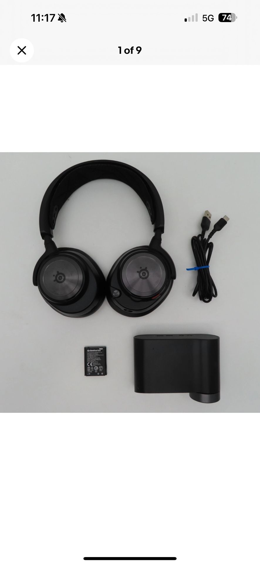 SteelSeries Arctis Nova Pro Wireless + WC Freeze Pads