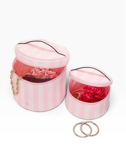 Two-piece vanity case set by Victorias Secret.