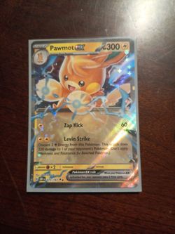 Pawmot ex Pokémon Card 073/197 Holo