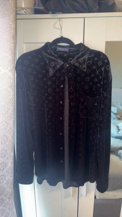 Louis Vuttion Suede Button Down Shirt