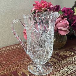 Glass water pitcher