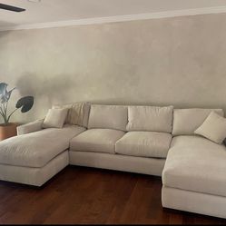 Custom Poly Filled Sectional couch 800.00 OBO