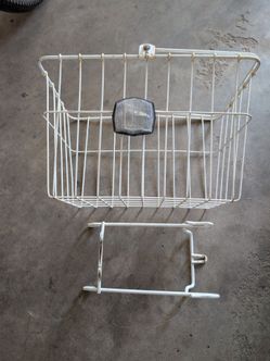 Bicycle Basket -white