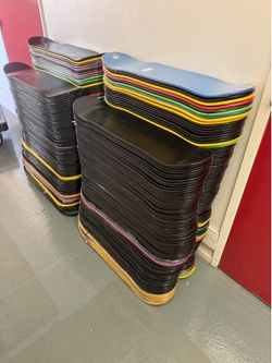 Prebuilt skateboard and decks