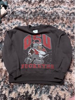 OSU Hollister men’s sweatshirt with Mickey. Size Medium