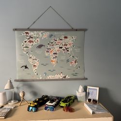 Map poster wall art