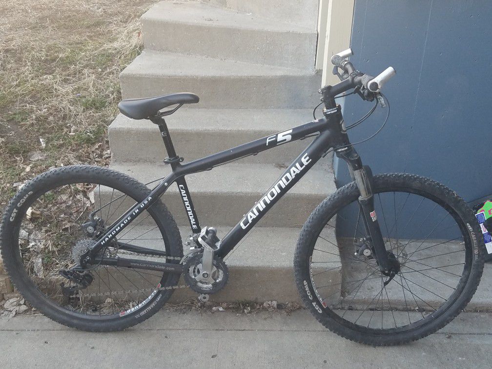 Ga op pad beu Oh Cannondale f5 mountain bike for Sale in Smithville, MO - OfferUp