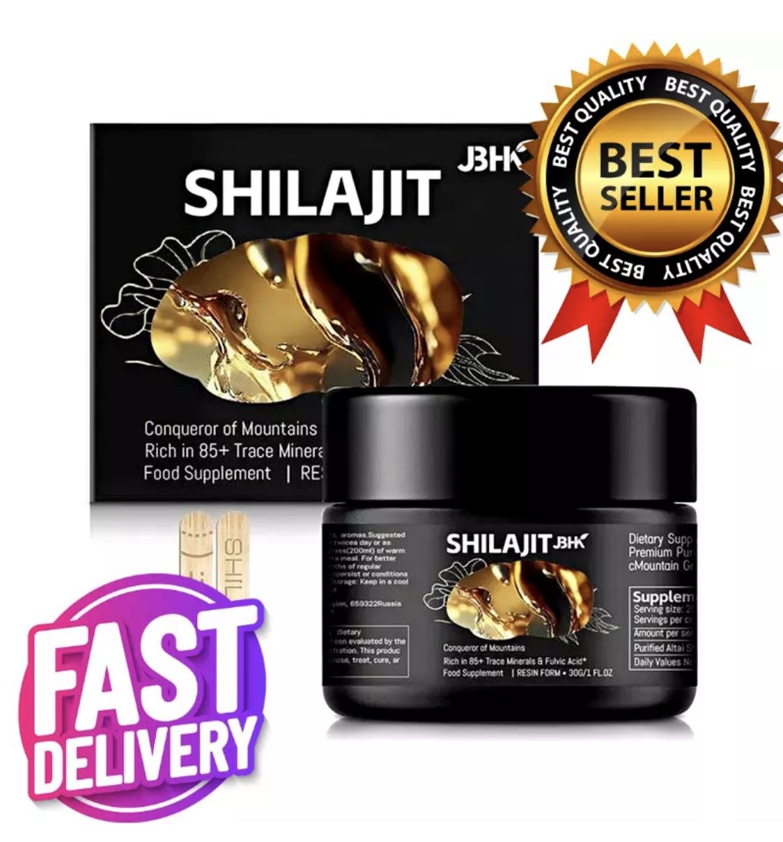 💪 Shilajit Puro del Himalaya – Energía y Vitalidad Natural 💪