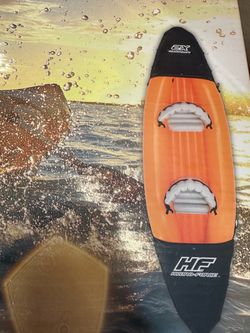 Two person inflatable kayak