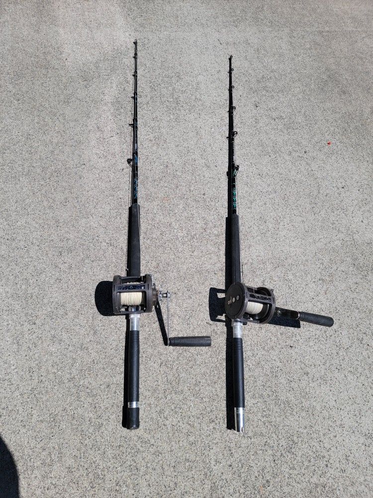 Lamiglas BFC 5610  w/ Diawa Sealine 910 Reel. Tuna Halibut Deep.water Fishing Combo