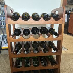 25 Bottle Wine Rack