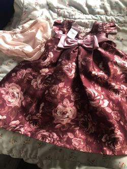 Baby Girls Toddler Dress Pretty 24M Bonnie Baby Elegant Pretty Nice Clean Used