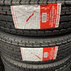 MASTERTRACK Trailer tires ST225/75R15 $94 each new 10 ply trailer tires ST 225/75/15 10 PLY 225/75R/15 10ply