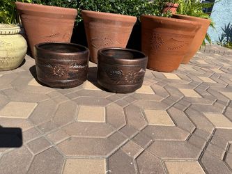 Clay pot cylinder