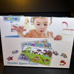 Wooden Puzzle Toy 3pc 