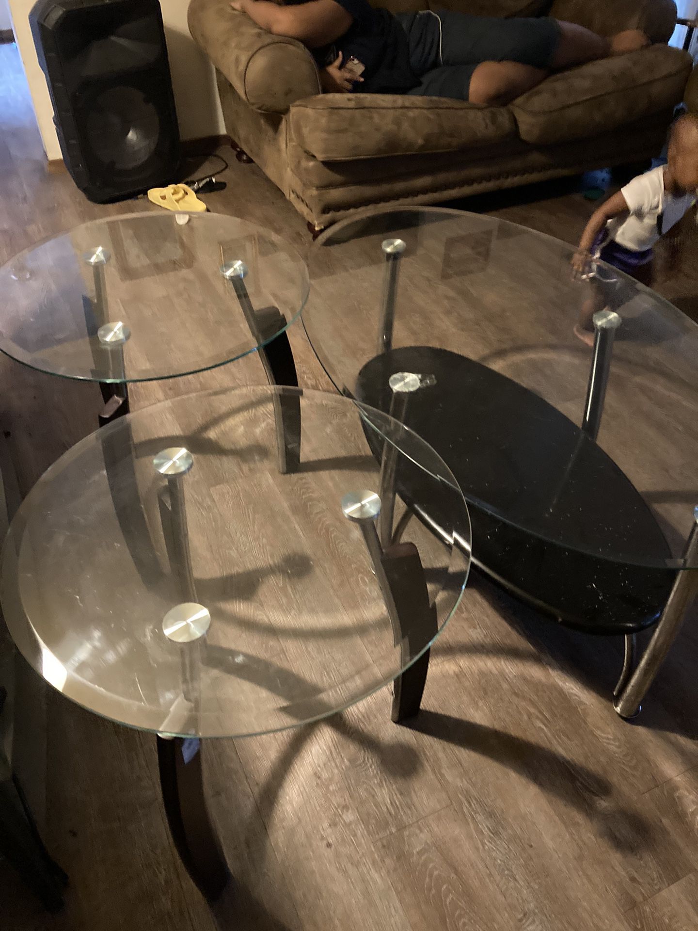 Glass tables 