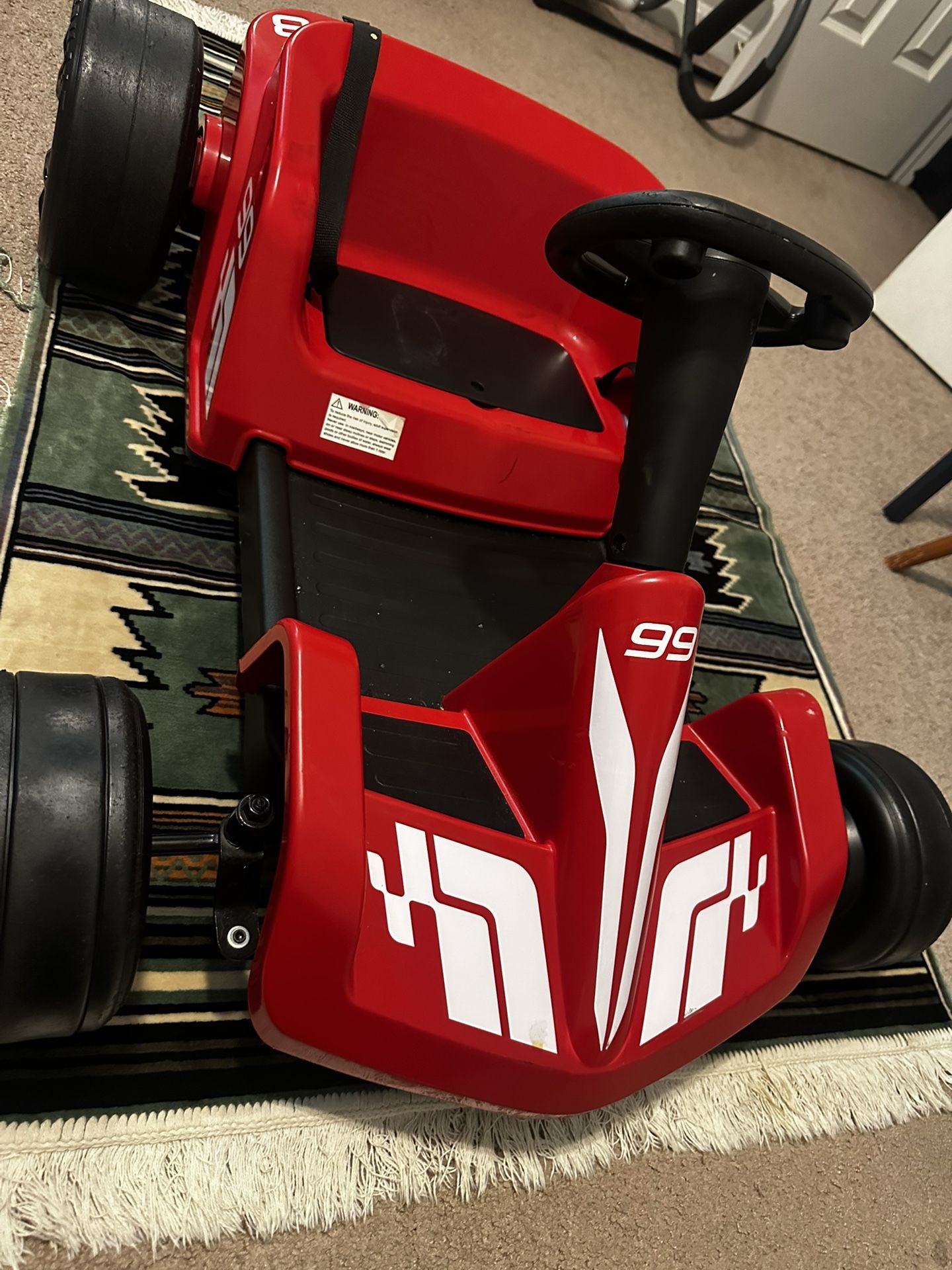 12V Asphalt Racer Go Kart,
