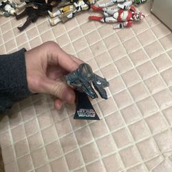 Star Wars Hasbro Titanium Series Anakin's Jedi Starfighter 3"Star Wars Fighter, Anakin Skywalker's Ship, Star Wars Episode 3, 