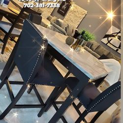 🙋‍♂️ 5pc Dining Table Chairs 👉Furniture Sectional Queen Bedroom, Bunk Beds Dining 