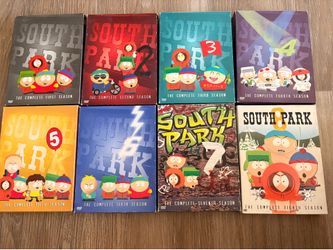 South Park Complete Seasons 1-8 dvds