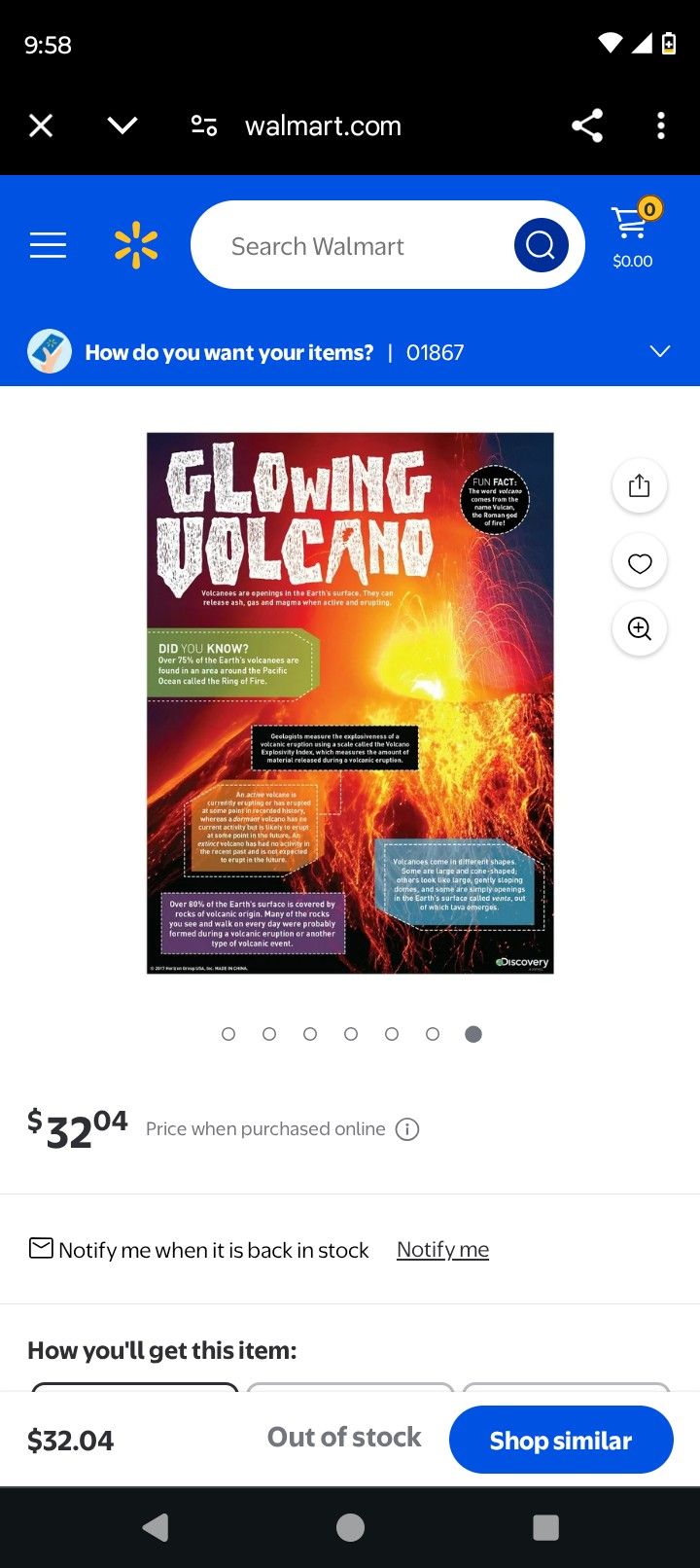 Volcano Kit Brand New Never Opened