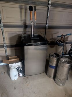 2 tap kegerator