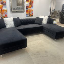 Black Sectional 