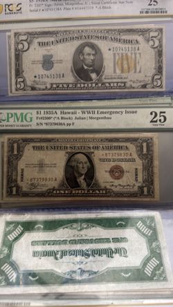 1935A $1 Brown Ink Star ⭐️ Note Silver Certificate