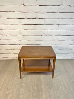 MCM Walnut Finish End Table