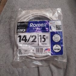 Southwire SIMpull Romex 15 Ft 14/2 Indoor Wire/Copper NM-B Cable NEW