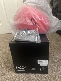 Red Oakley Snow Helmet