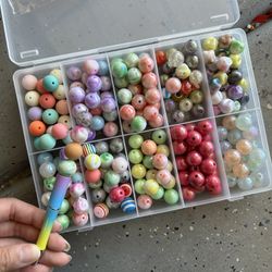 One  box of Big Bead For Beaded Pen And Craft Needed 