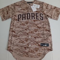Size Small San Diego Padres Nike Men's USMC Alternate Team Jersey Camo