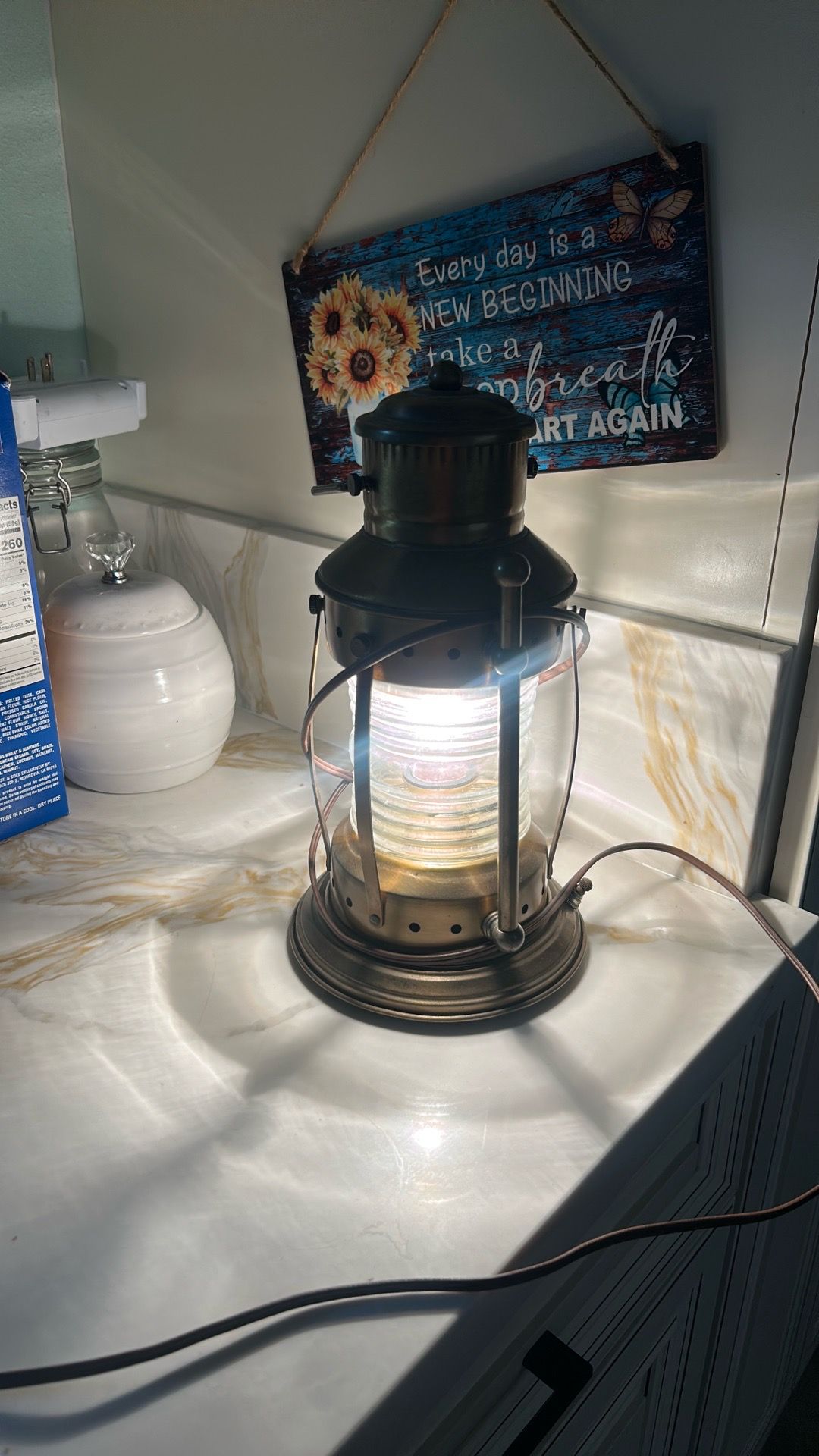 Light up lantern