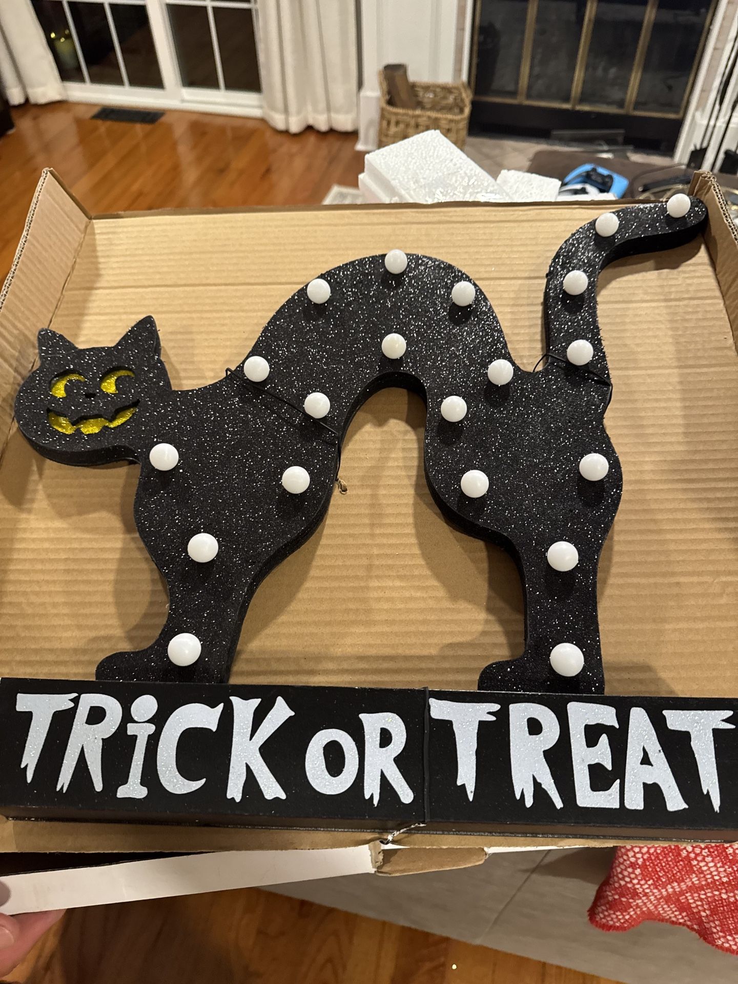 2 Halloween Trick Or Treat Sign