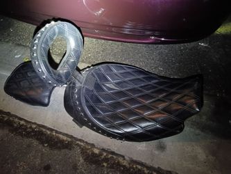 Custom c&c motorcycle seat