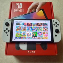 NINTENDO SWITCH OLED (MODDED) with 512gb and Over 7500 GAMES INSTALLED