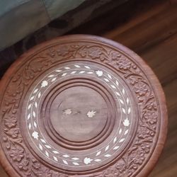 Small Hand Carved Table